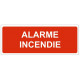 Sticker Alarme incendie