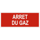 Sticker Arrêt du gaz