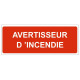 Sticker Avertisseur d'incendie