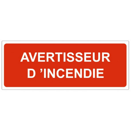 Sticker Avertisseur d'incendie