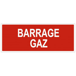 Sticker Barrage gaz