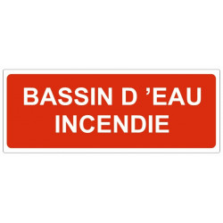 Sticker Bassin d'eau incendie