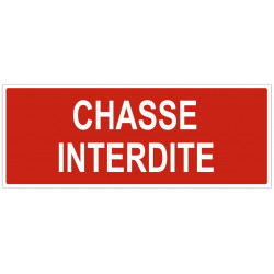 Sticker Chasse interdite