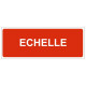 Panneau échelle incendie
