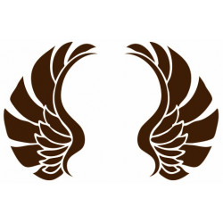 Autocollant Ailes d'ange decoration chambre