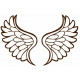 deco Autocollant Ailes d'ange