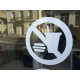 Sticker interdit de Manger et Boire