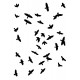 Sticker nuée d'oiseaux