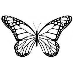 Sticker papillon s'envole