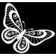Sticker papillon design