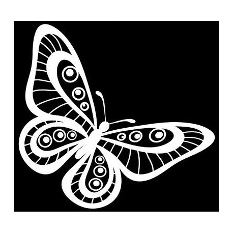 Sticker papillon design