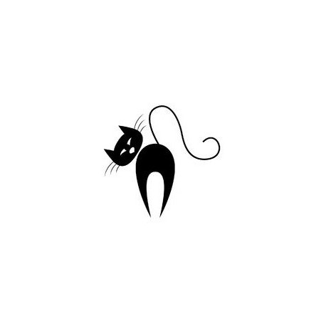 Sticker chat silouhette 14