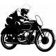 Sticker moto vintage