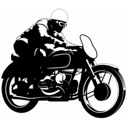 Sticker moto vintage