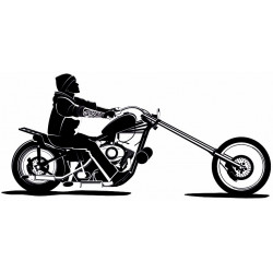 Sticker moto harley