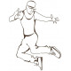 Sticker Hip hop Garçon