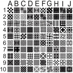 Sticker carrelage Noir et blanc