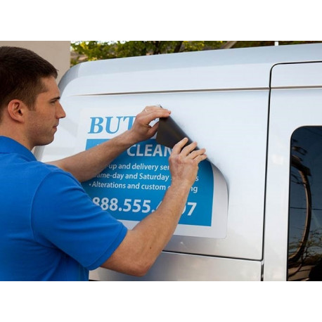 E) Magnet aimanté 100CMX60CM (spécial véhicule)