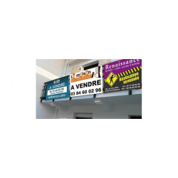 Panneaux 80 X 40 CM + 4 oeuillets