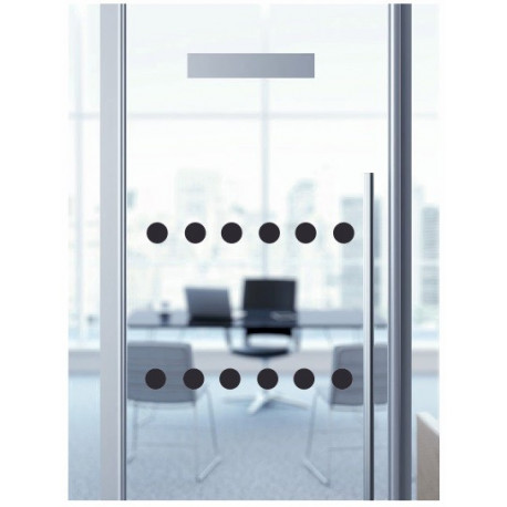 Sticker Porte Accès PMR coloris NOIR