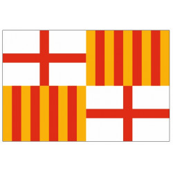 Sticker drapeau Barcelone