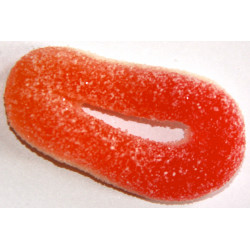 Sticker bonbon bague rouge