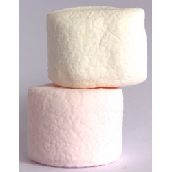 Sticker bonbon Chamalow rose