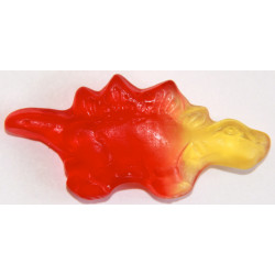 Sticker Bonbon dinosaure Rouge
