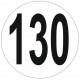 Sticker Limitation de vitesse 130 KM