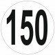Sticker Limitation de vitesse 150 KM