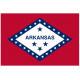 Sticker Drapeau Arkansas