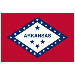 Sticker Drapeau Arkansas