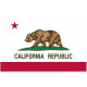 Sticker Drapeau Californie
