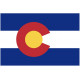 Sticker Drapeau Colorado