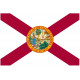 Sticker Drapeau Floride