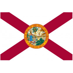 Sticker Drapeau Floride