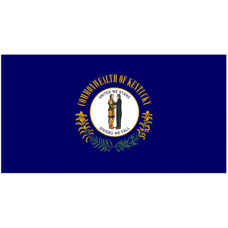 Sticker Drapeau Kentucky