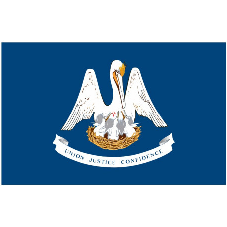 Sticker Drapeau Louisiane