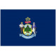 Sticker Drapeau Maine
