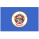 Sticker Drapeau Minnesota
