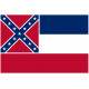 Sticker Drapeau Mississippi