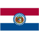 Sticker Drapeau Missouri