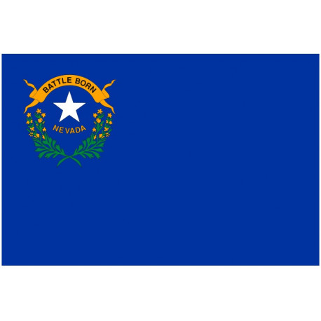 Sticker Drapeau Nevada