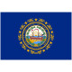 Sticker Drapeau New Hampshire