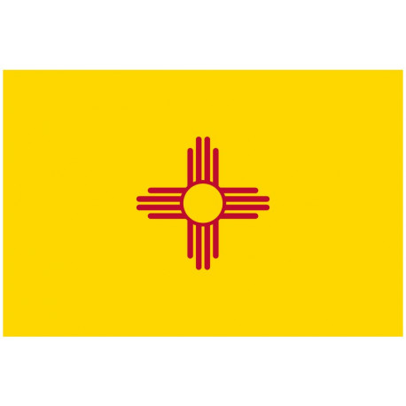 Sticker Drapeau Nouveau Mexique