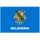 Sticker Drapeau Oklahoma