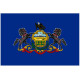 Sticker Drapeau Pennsylvanie