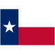 Sticker Drapeau Texas