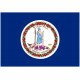 Sticker Drapeau Virginie