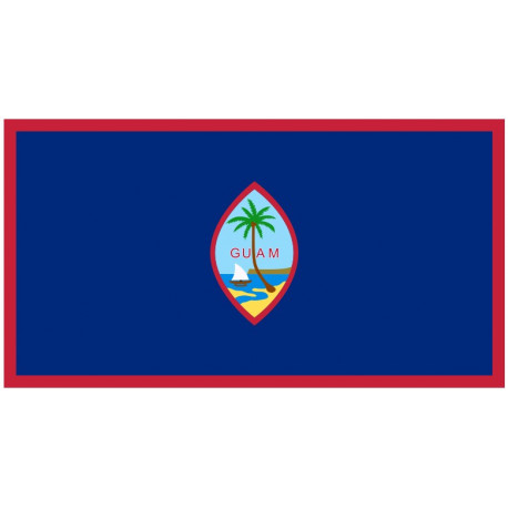 Sticker Drapeau Guam